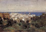 Corot Camille View of Genoa oil painting reproduction